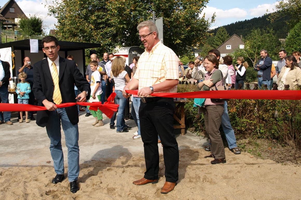 Neue SpielIandschaft in Erbland feierlich eröffnet Neue SpielIandschaft in Erbland feierlich eröffnet
